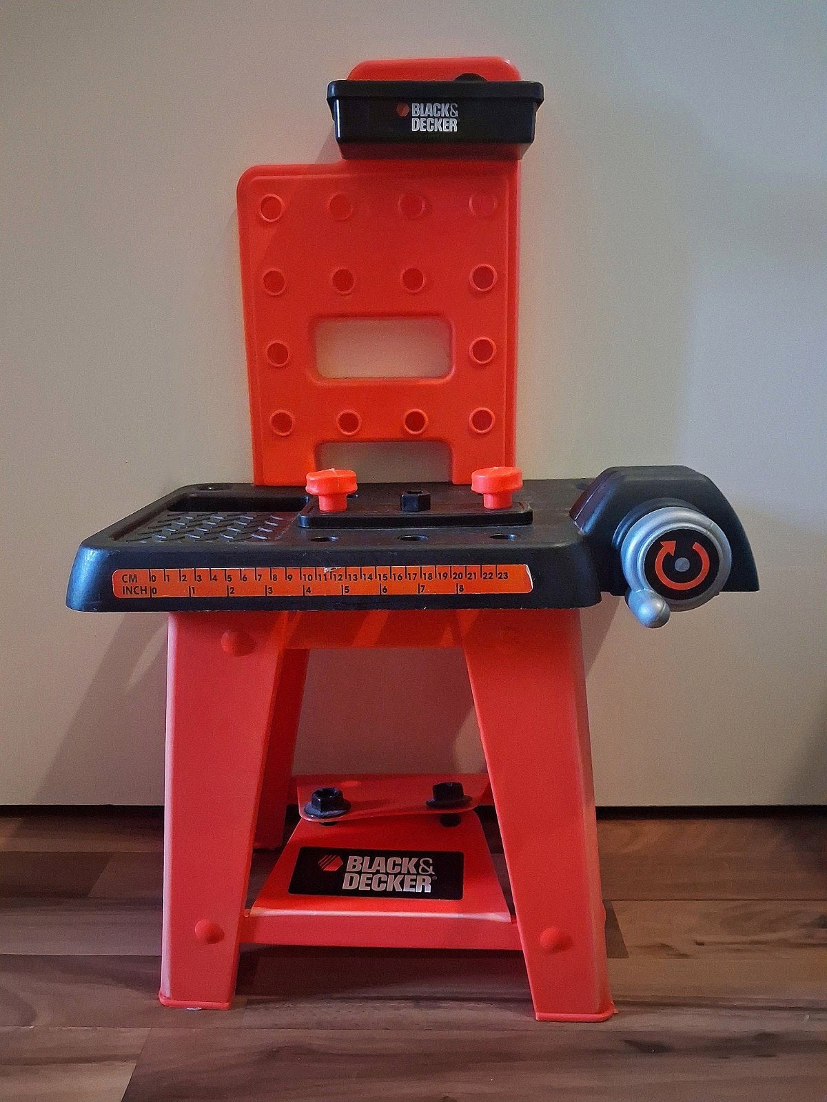 Black & Decker speelgoed werkbank + gereedschap, Ophalen, Gebruikt