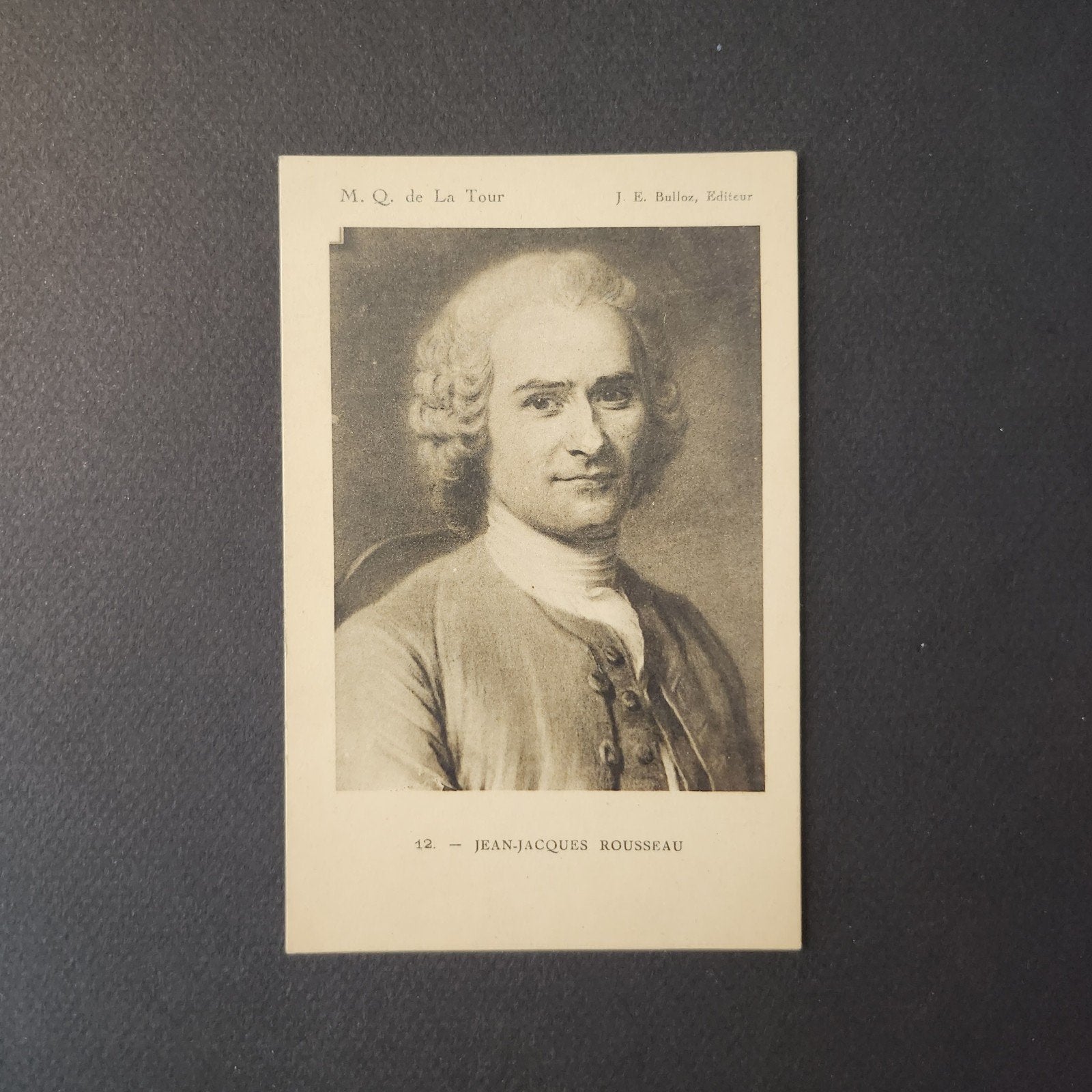 Oude Franse Ansichtkaart Jean-Jacques Rousseau, Verzenden, Voor 1920, Ongelopen, Frankrijk