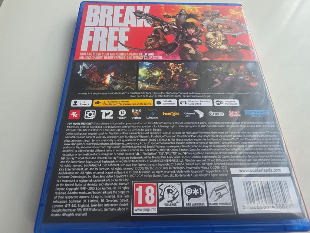 Borderlands 4 voor Playstation 5 Lees Beschrijving Aub, Spelcomputers en Games, Games | Sony PlayStation 5, 2K Games EU, Ophalen of Verzenden