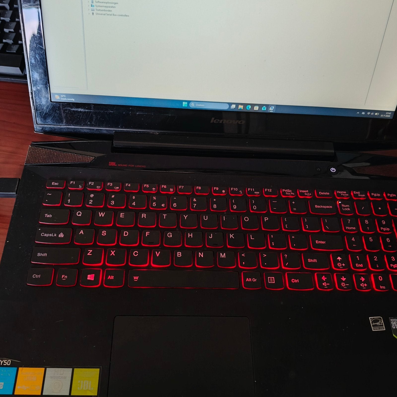 Lenovo Y50 Gaming Laptop - Intel i7, Ophalen, Gebruikt, Met videokaart, 2 tot 3 Ghz