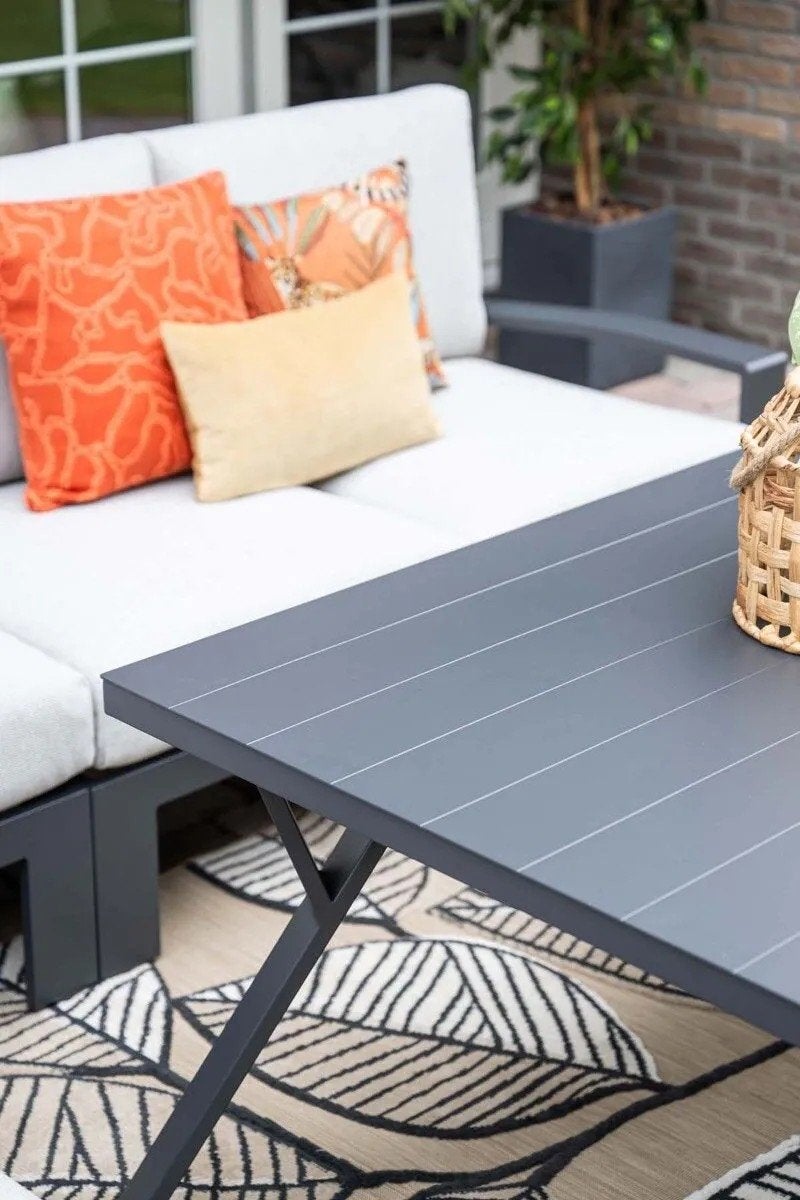 Nieuwe lounge dining tuintafel 170x100x68 cm in verpakking, Tuin en Terras, Tuinsets en Loungesets, Ophalen, Eettafel, 6 zitplaatsen