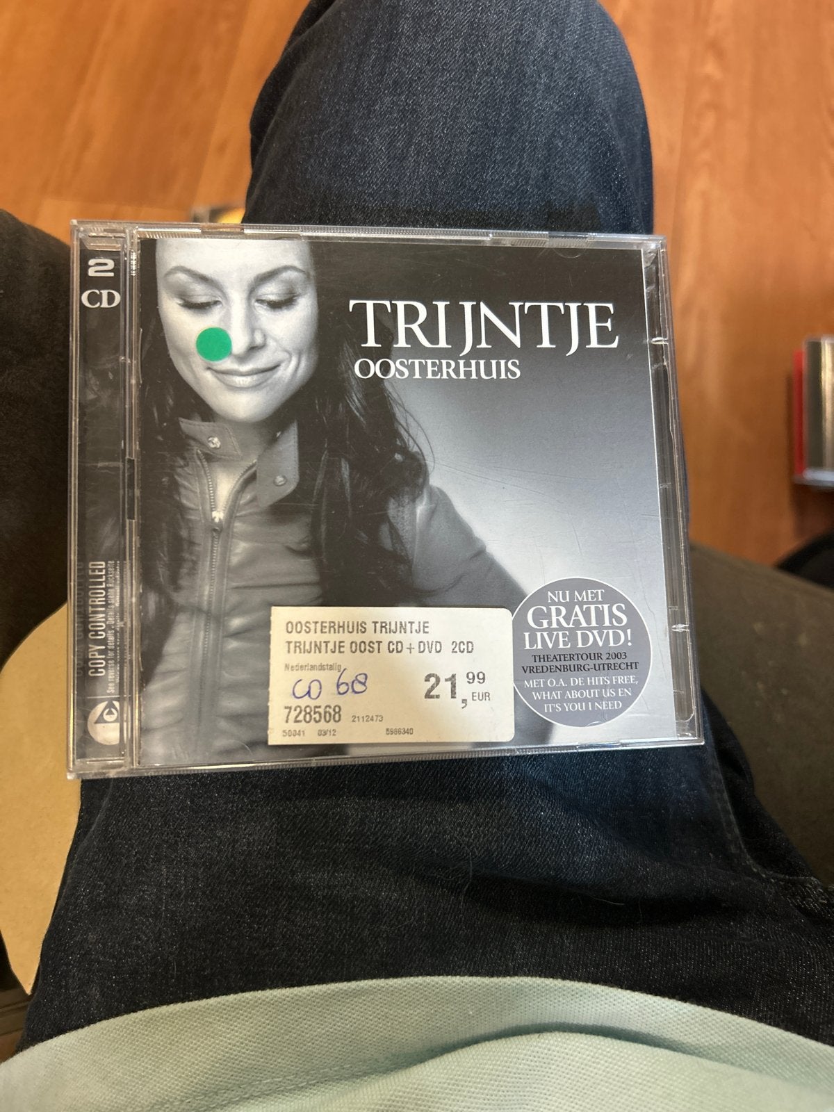Trijntje Oosterhuis - Oosterhuis (CD + Gratis Live DVD), Ophalen of Verzenden, Zo goed als nieuw, Album, Inclusief DVD