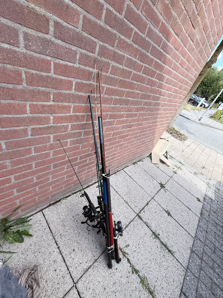 Vishengels met spullen, Ophalen, Gebruikt