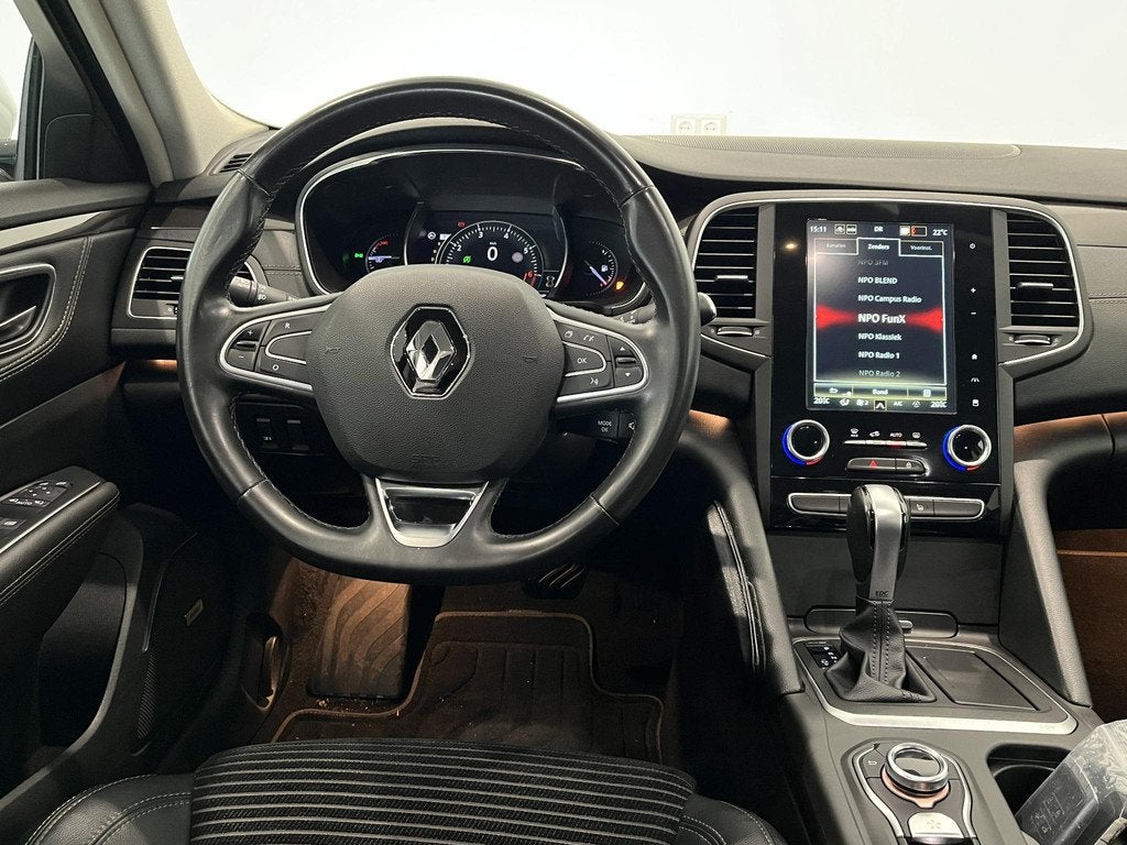 Renault Talisman Estate 1.8 TCe 225 EDC Intens | BOSE | Trek, Auto's, Renault, 4 cilinders, Met garantie (alle), Leder en Stof