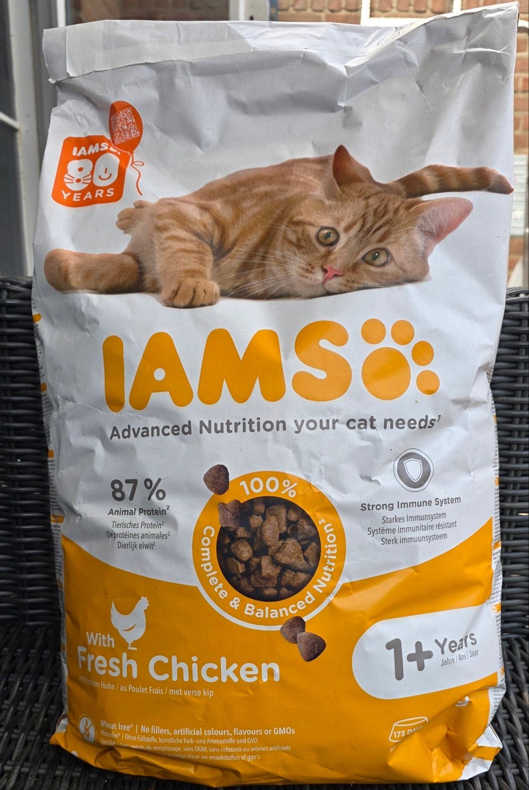 Nieuwe, ongeopende zak (10 KG!) IAMS Kattenbrokken Verse Kip, Dieren en Toebehoren, Ophalen, Kat