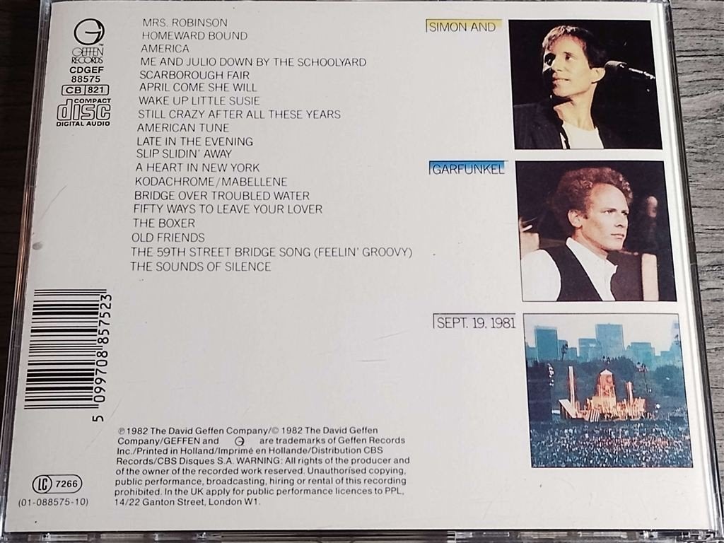 Simon And Garfunkel - The Concert In Central Park, Ophalen of Verzenden, Zo goed als nieuw