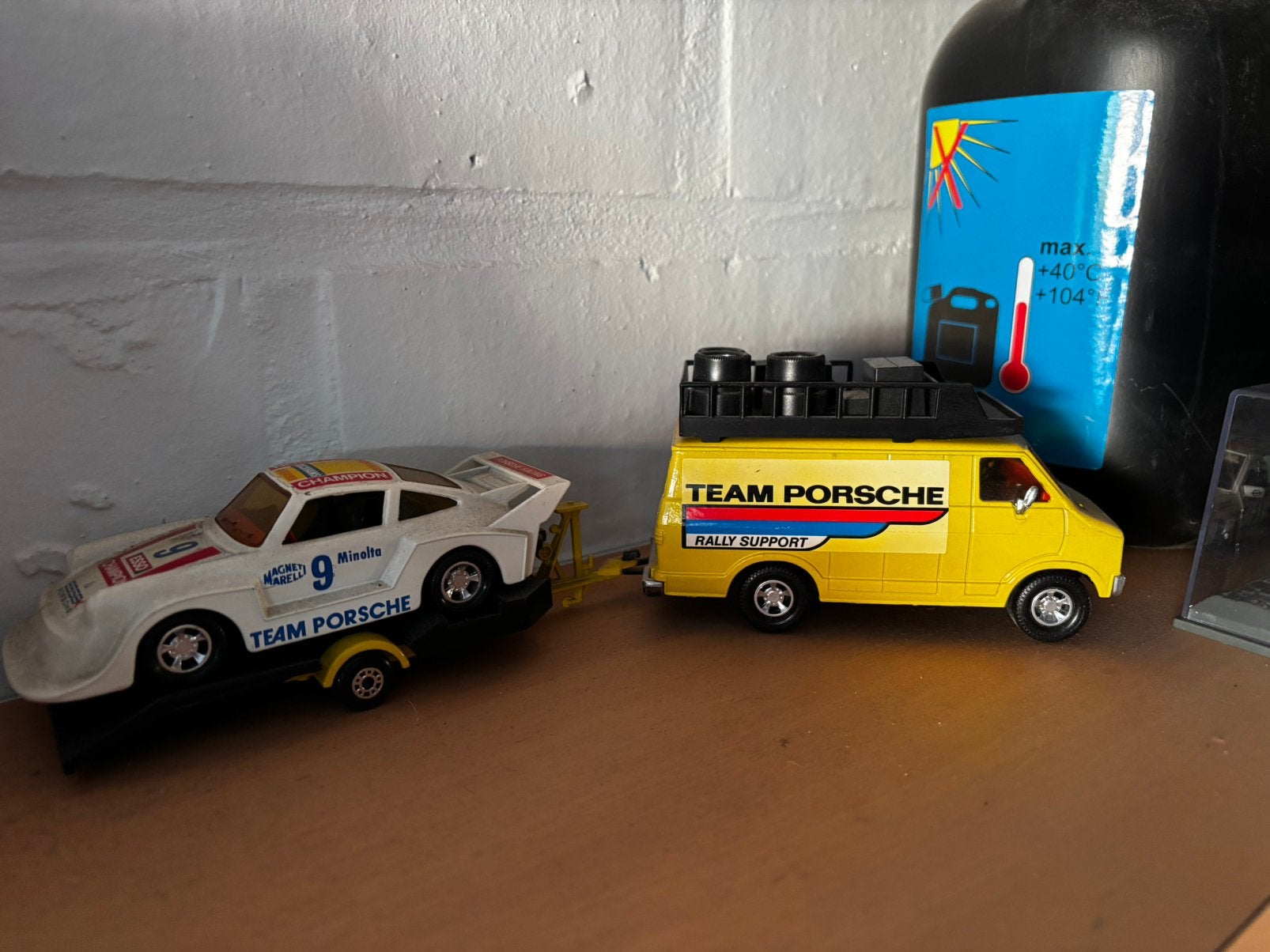 Zeldzame Matchbox Super Kings K-102 Porsche Race Support Set, Ophalen, Zo goed als nieuw