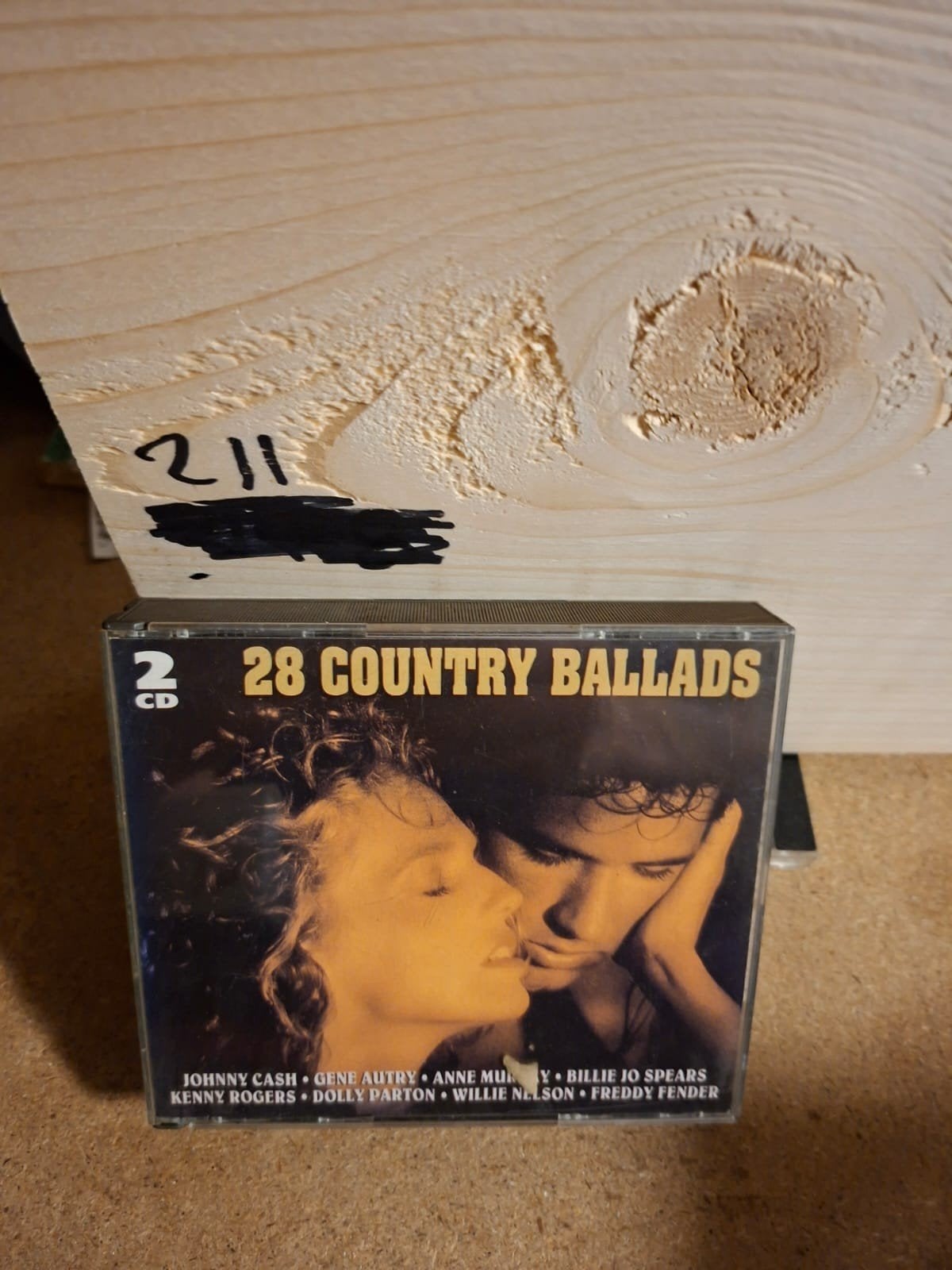28 Country Ballads - 2 CD Album met Johnny Cash e.a., Gebruikt, Ophalen of Verzenden, Verzamelalbum, Inclusief doosje