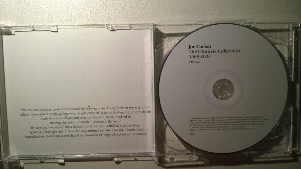 Joe Cocker - The Ultimate Collection 1968-2003, Ophalen of Verzenden, Zo goed als nieuw, Poprock, Album