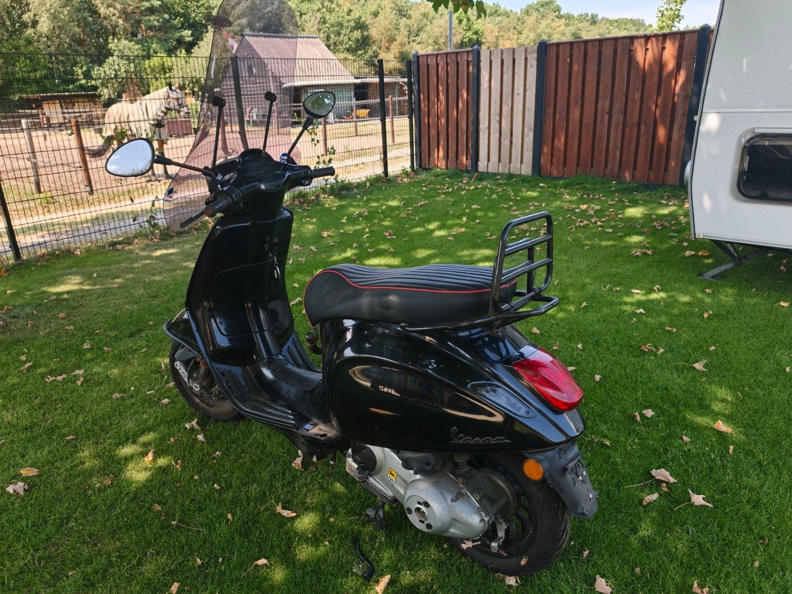 Vespa Sprint 125cc Leader project - Zwart, Ophalen, Gebruikt, Benzine, Overige modellen