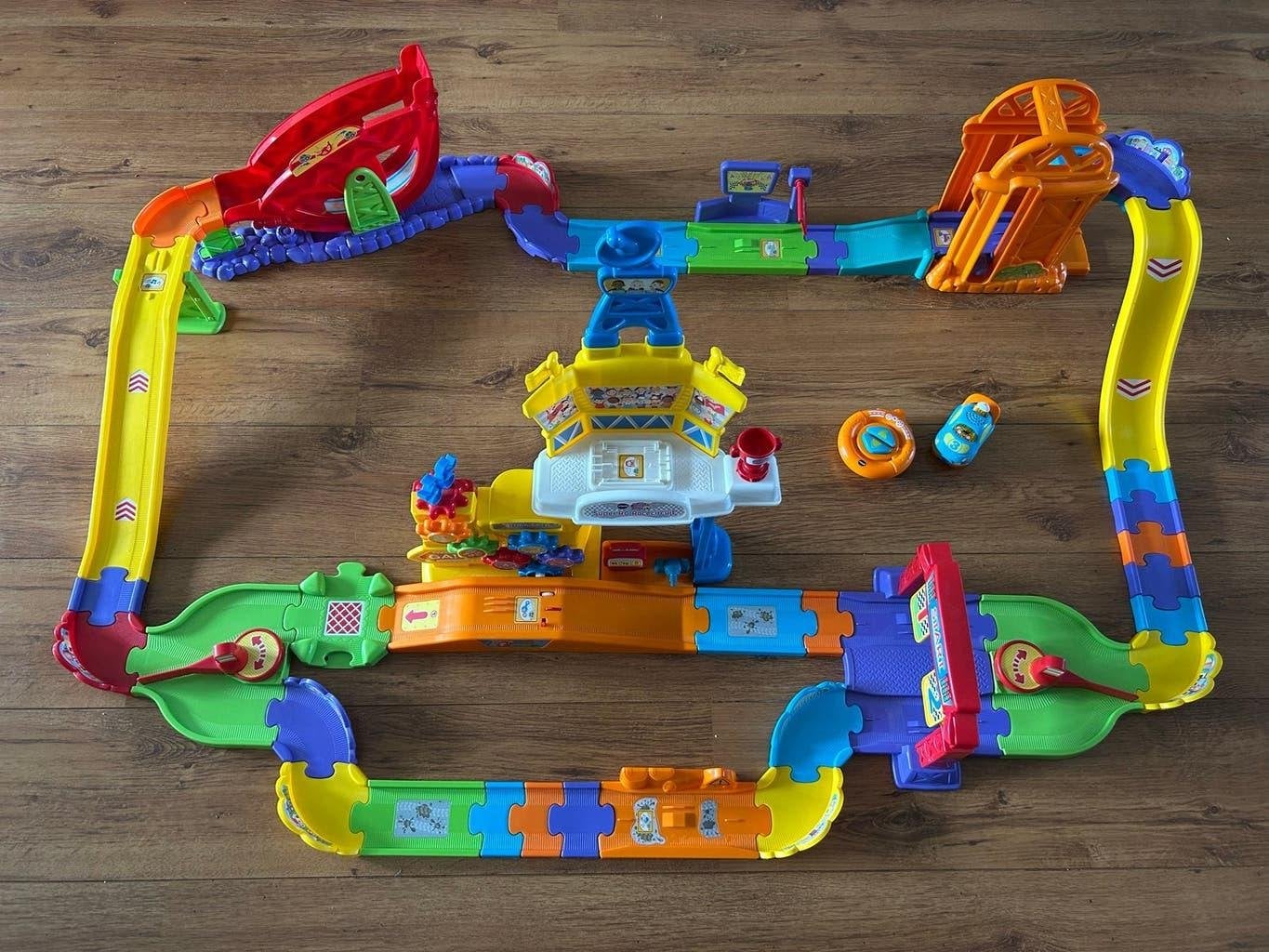 Toet Toet Auto's Racebaan - VTech Super RC Racecircuit, Overige merken, Zelf te bouwen, Ophalen of Verzenden, Elektrisch