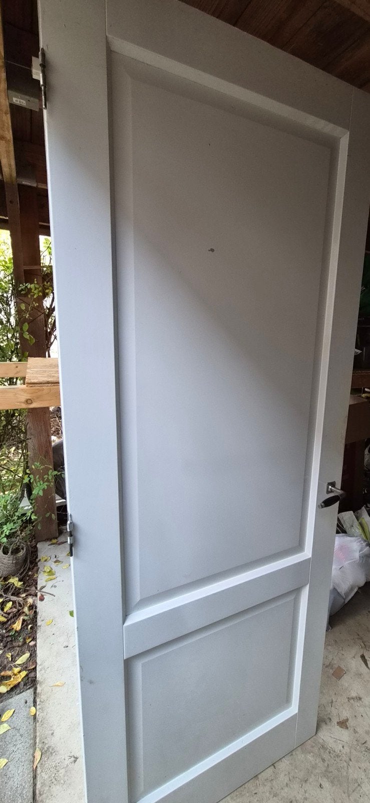 Binnendeur wit 211x83 cm, Ophalen, Gebruikt, Binnendeur, 200 tot 215 cm