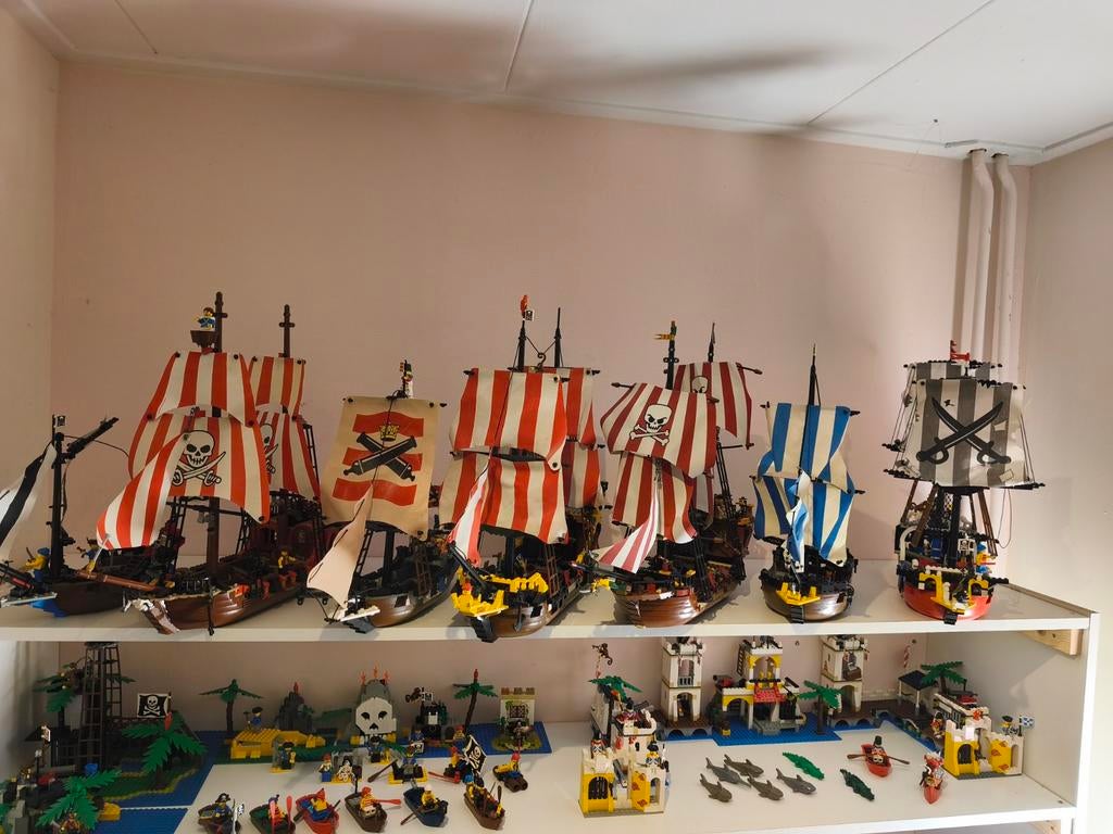 Zeer grote partij lego piraten vintage, Ophalen, Gebruikt, Lego, Pirates