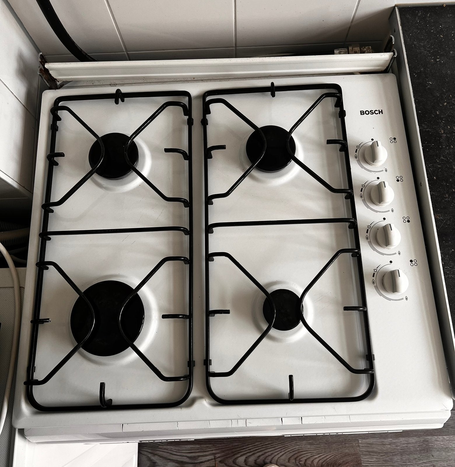 Gas kookplaat Bosch, Ophalen, Gebruikt, 4 kookzones, Gas