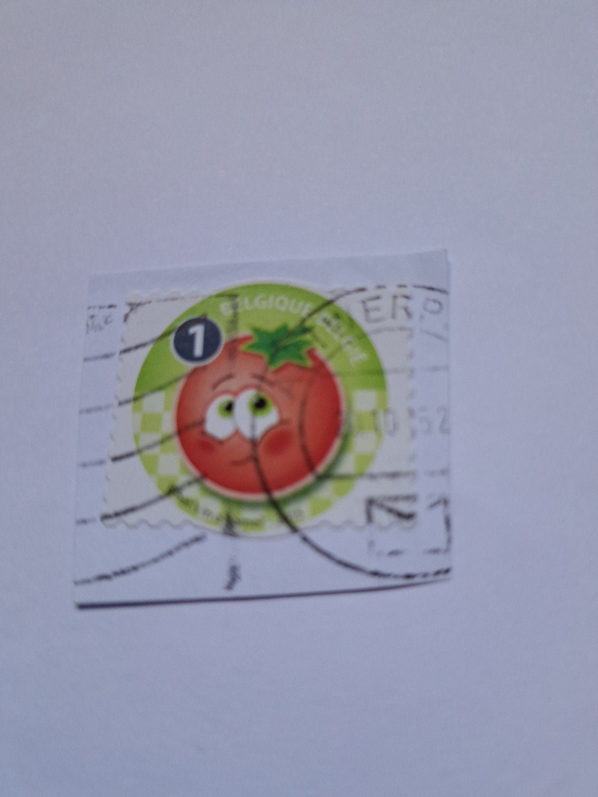 Gestempelde Frankeerzegel België - Tomaat, Ophalen of Verzenden