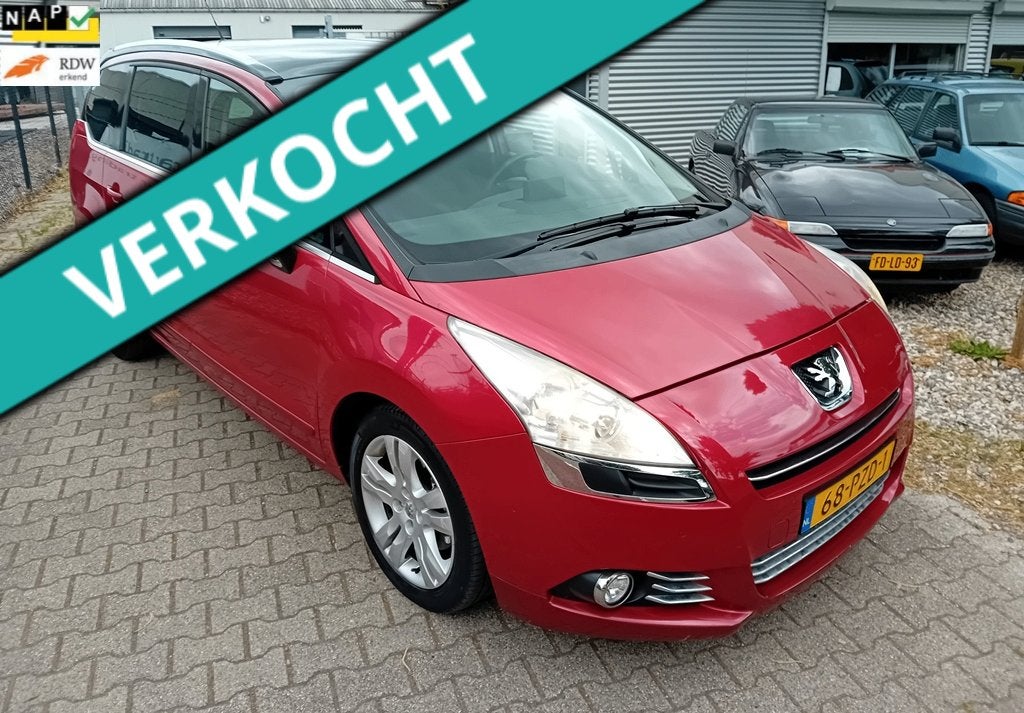 Peugeot 5008 2.0 Hdif 120KW AUTOMAAT PANO BJ2011 APK 04-2027, Auto's, Peugeot, Euro 5, Zwart, 4 cilinders, 163 pk