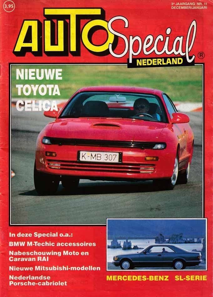 Autospecial 11 1989 : Toyota Celica - Mercedes 500SL - Opel, Ophalen of Verzenden, Gelezen, Algemeen