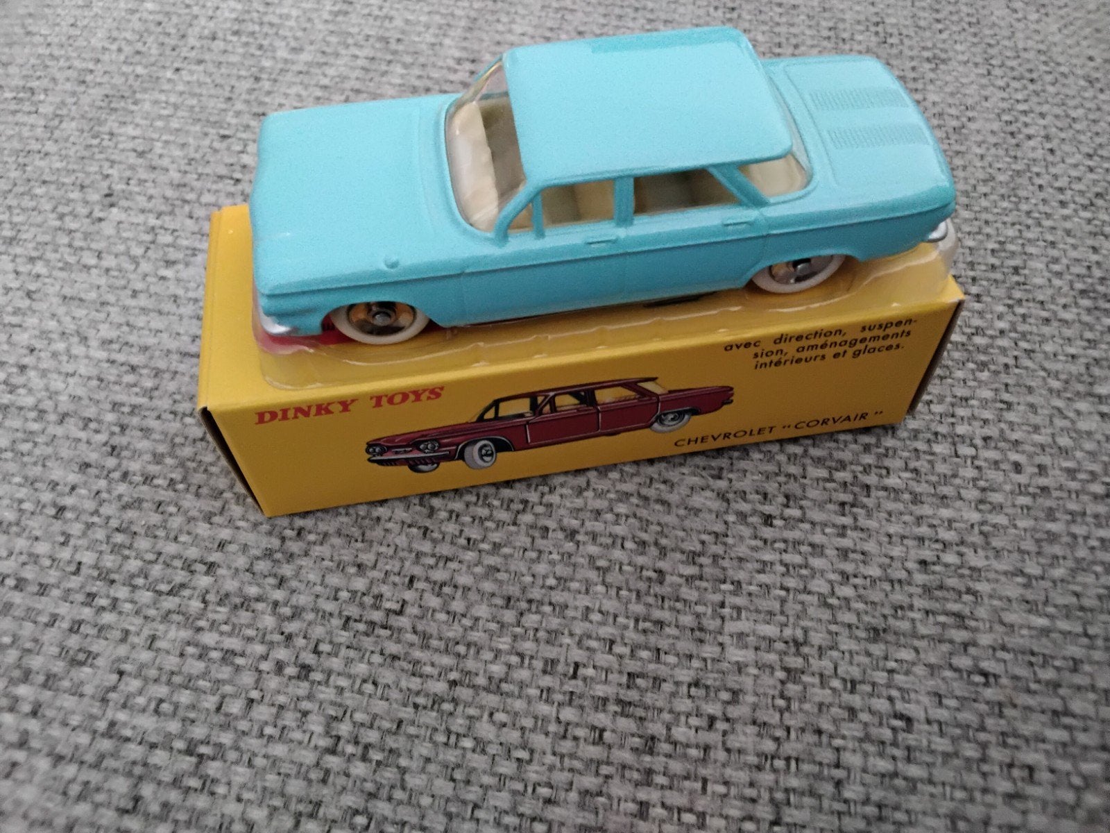dinky toys atlas chevrolet coronaire nr 552, Ophalen of Verzenden, Auto, Dinky Toys