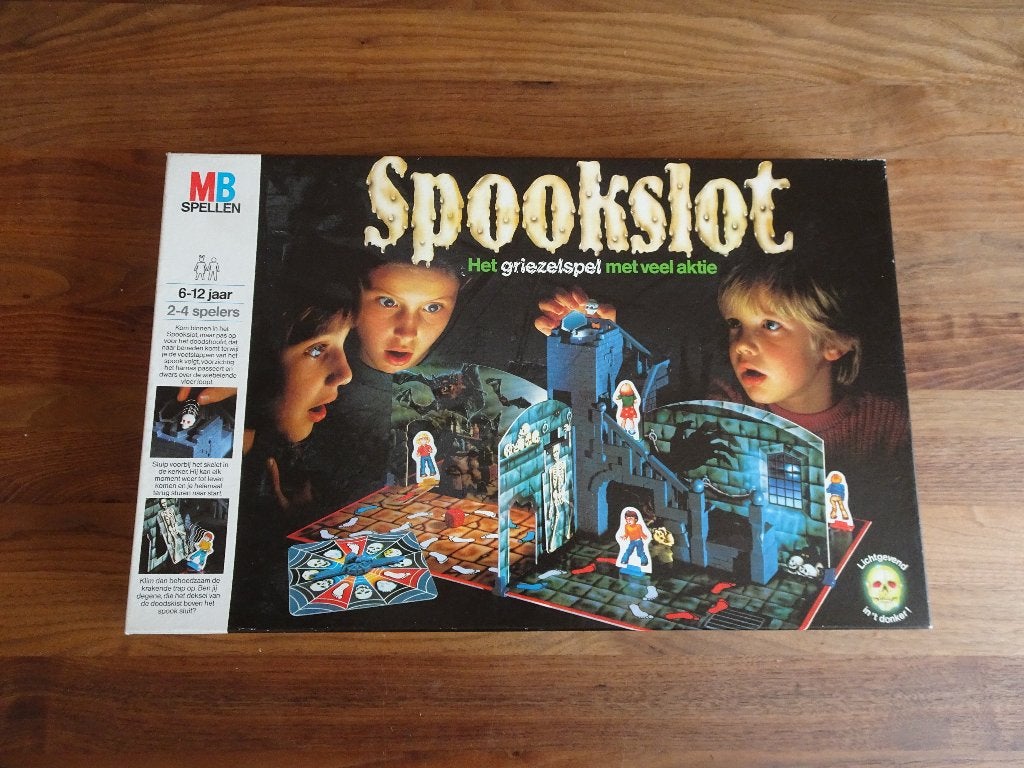 Spookslot MB vintage editie, Een of twee spelers, Ophalen of Verzenden, Gebruikt, MB