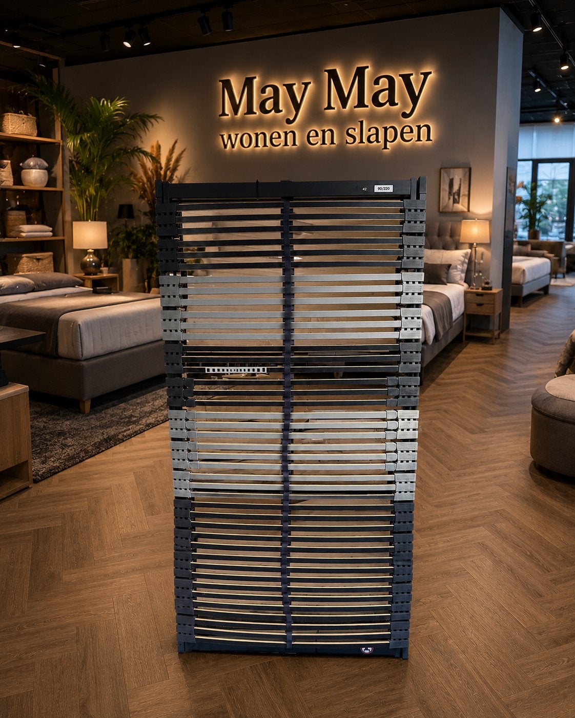 Elektrisch 90x200cm verstelbare lattenbodem met 42 lats, Huis en Inrichting, Slaapkamer | Matrassen en Bedbodems, Ophalen, 90 cm