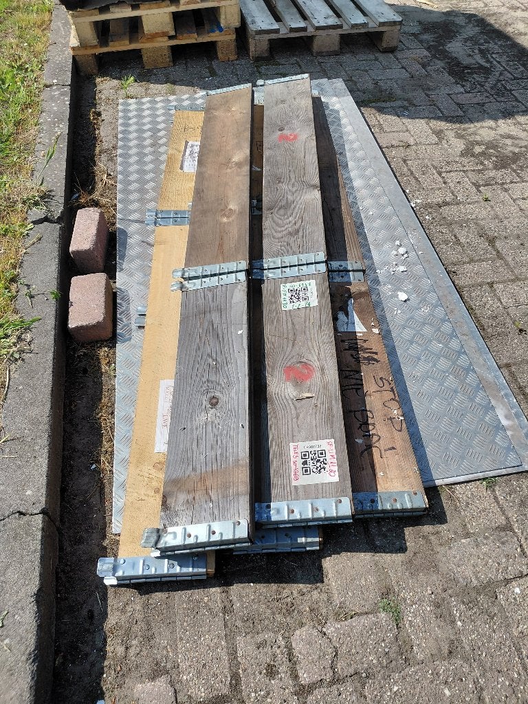 palletranden met pallets, Ophalen, Gebruikt, Minder dan 25 mm, Pallet