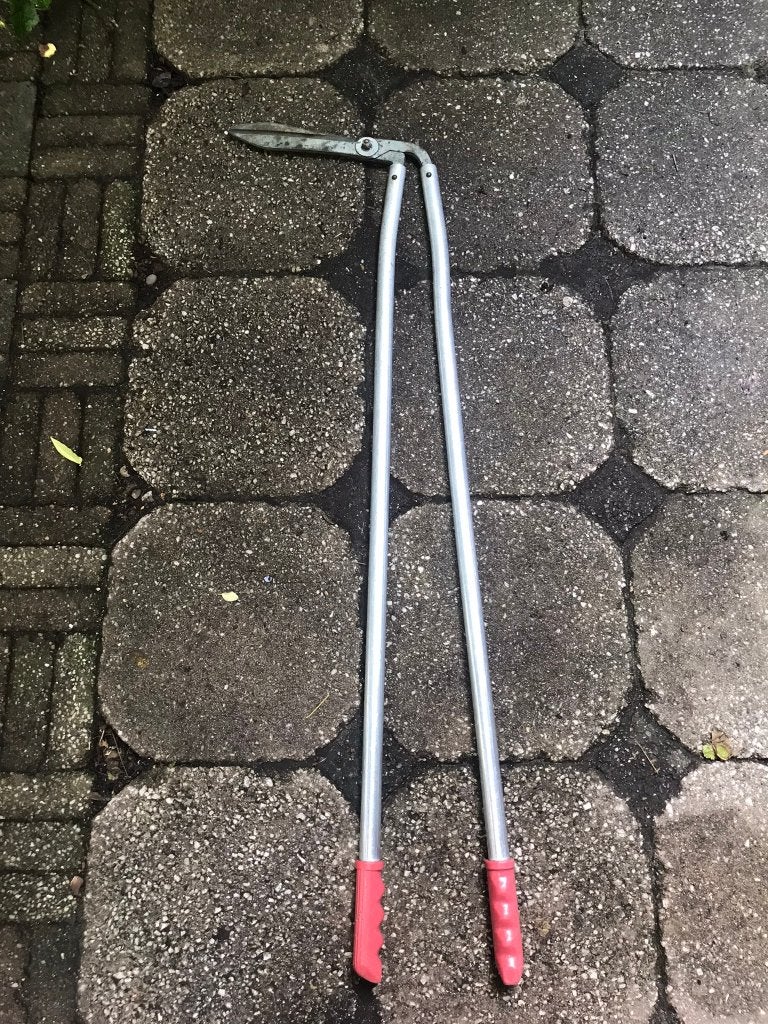 Graskanten schaar, Tuin en Terras, Hand-tuingereedschap, Ophalen, Zo goed als nieuw