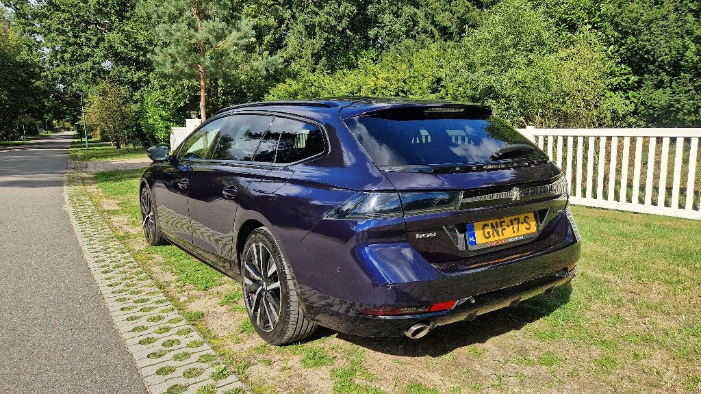 Peugeot 508 SW 1.6 Hybrid GT | SOH 93% | 2e eigenaar, Auto's, 745 kg, Zwart, Blauw, Leder en Stof