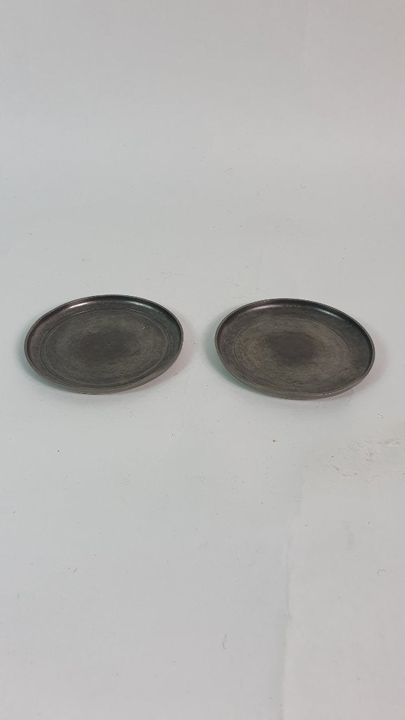 Vintage Daalderop onderzetters x2  tin, 8,5 cm diameter 7A12, Antiek en Kunst, Ophalen of Verzenden