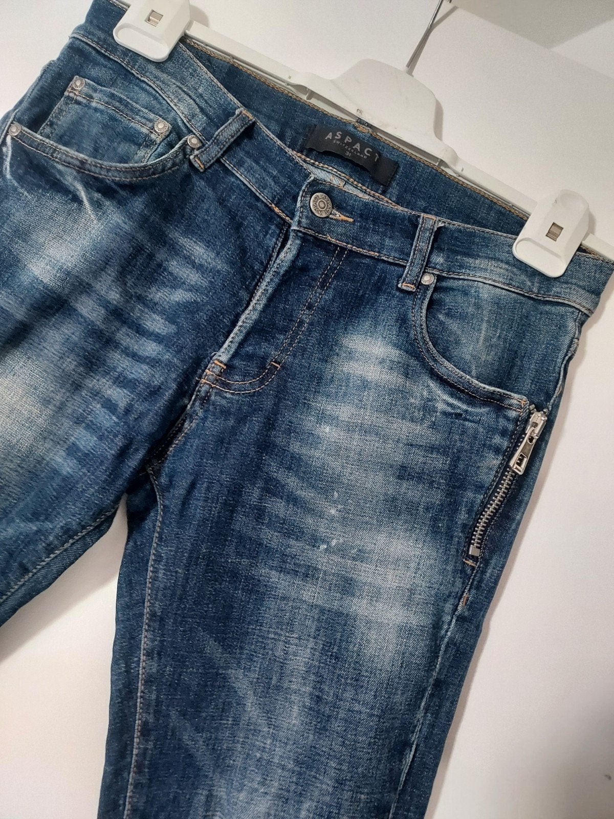 Aspact Jeans Maat 31, Blauw, Aspact, W32 (confectie 46) of kleiner, Ophalen of Verzenden