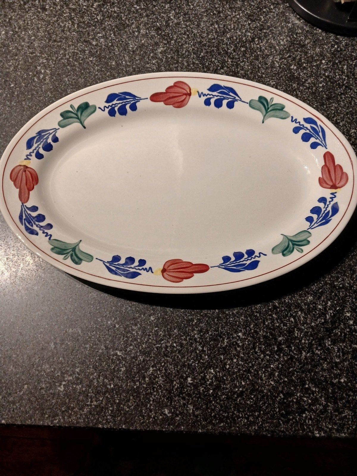 NIEUWE Boerenbont Vleesschaal ⁹, Ophalen of Verzenden, Nieuw, Aardewerk