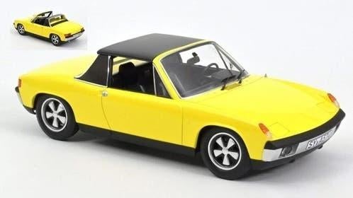 PORSCHE 914-6 1973 YELLOW 1:18 - Norev, 70-72 avenue de Bohlen 69120 Vaulx-en-Velin, Auto, Norev, Ophalen of Verzenden