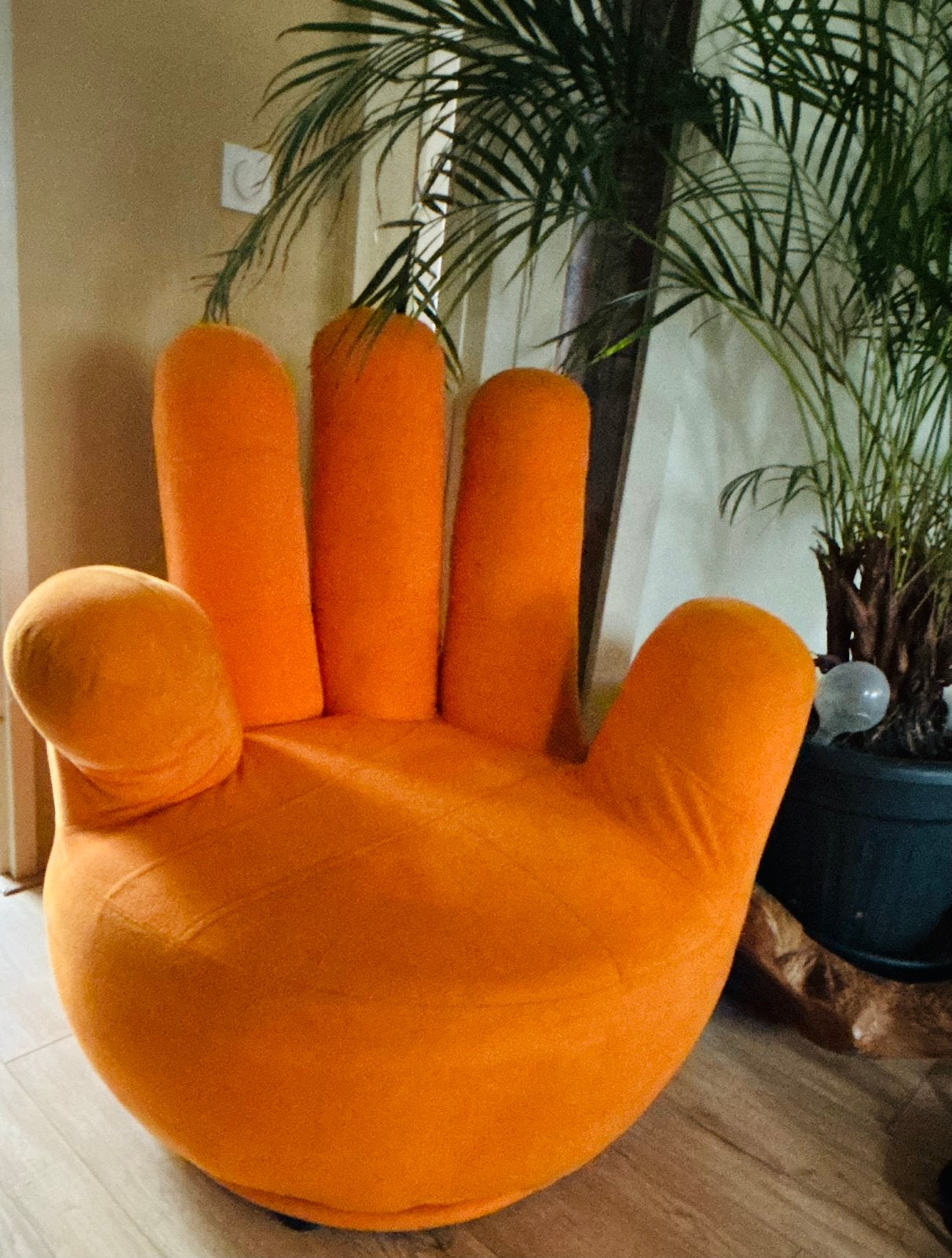 Vintage vingerstoel in nette conditie, Ophalen