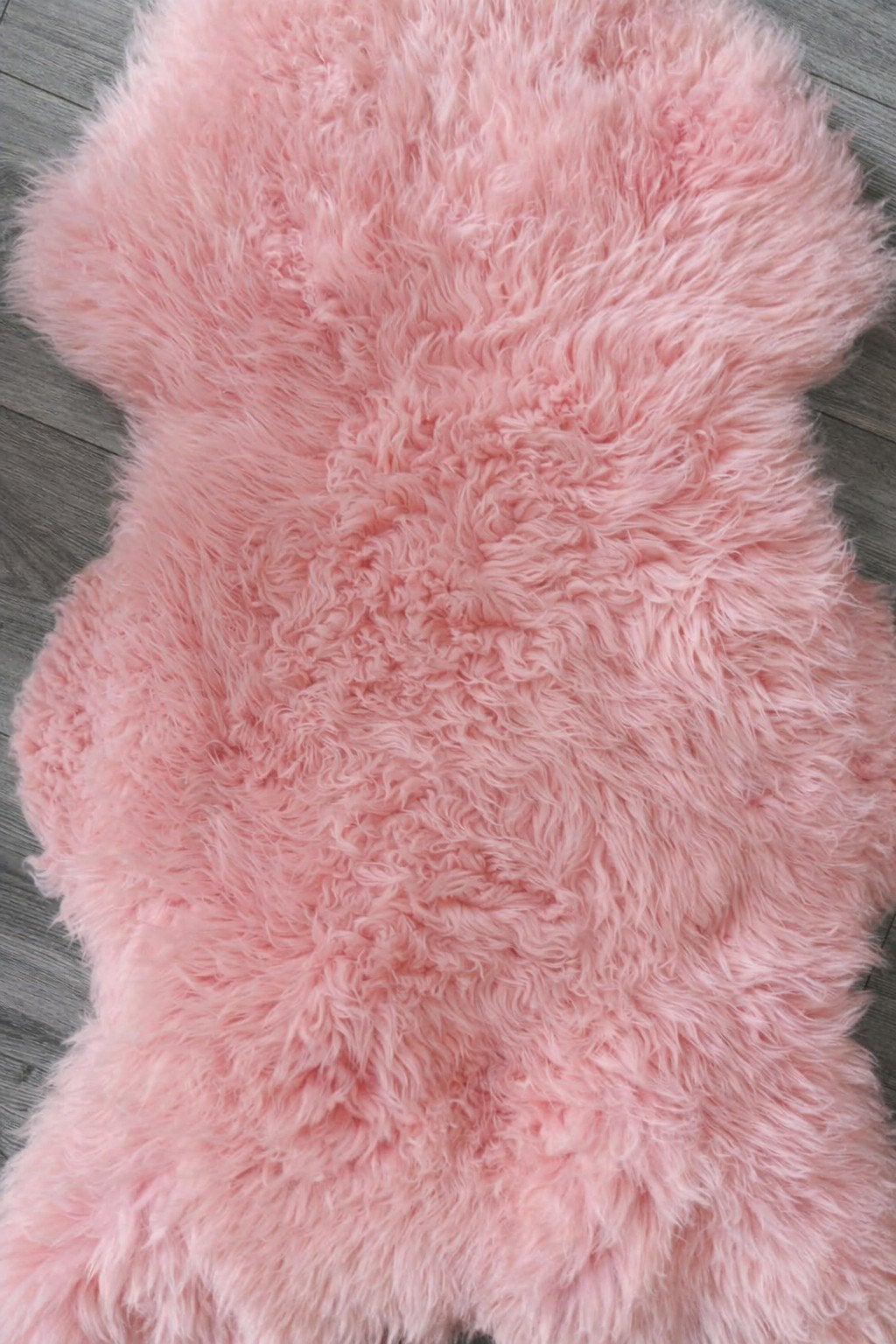 Groot roze schapenvacht 100% echte schapenvacht., 130 cm, Roze, Nieuw, 80 cm