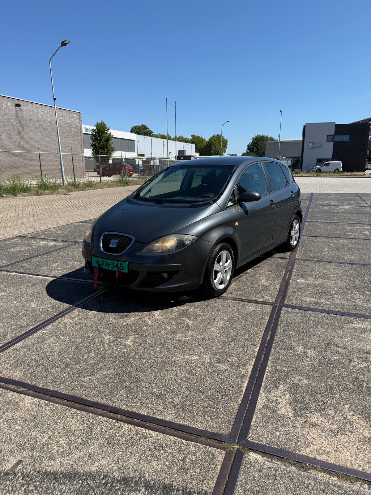 Seat Altea 1.6 75KW 2007 Grijs, Auto's, 1295 kg, 4 cilinders, 1200 kg, Particulier