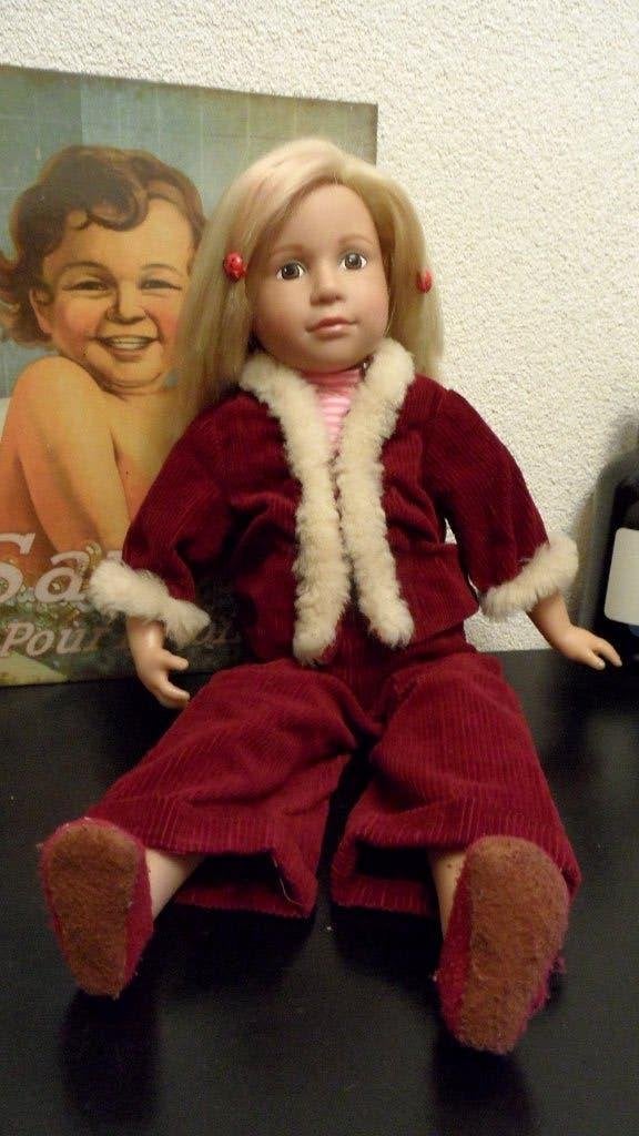 Mooie Sigikid pop met blond haar., Ophalen of Verzenden, Gebruikt, Pop