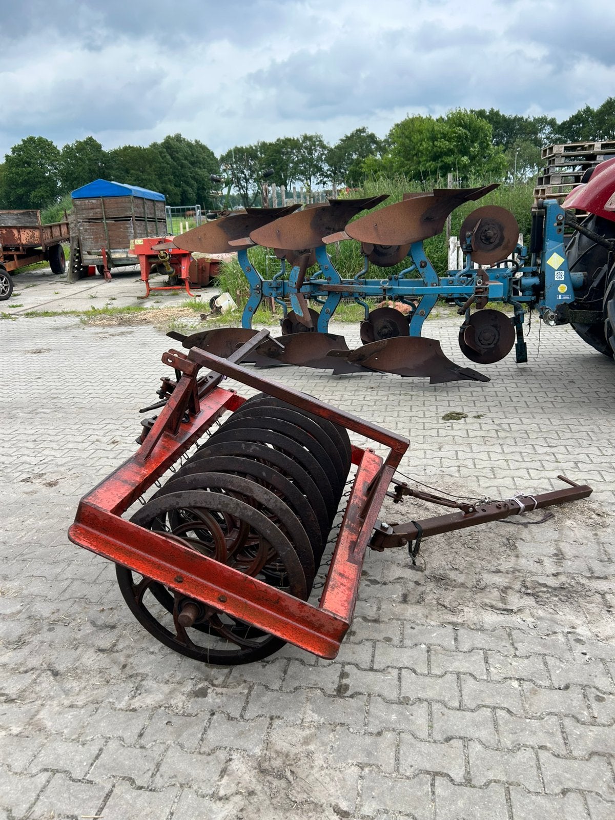 Ploeg ,grondbak, hefmast ,pakkenklem, Ophalen of Verzenden, Grondbewerking