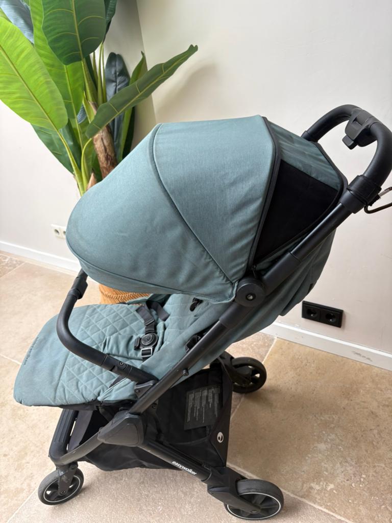 Inklapbare (reis) buggy Easywalker Jackey, Kinderen en Baby's, Buggy's, Ophalen, Gebruikt, Regenhoes