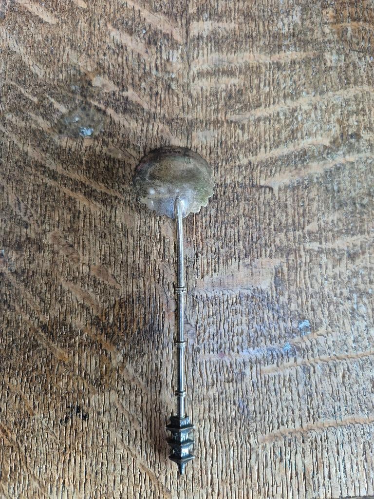Vintage Japanse Sterling theelepel met pagode handvat, Antiek en Kunst, Verzenden