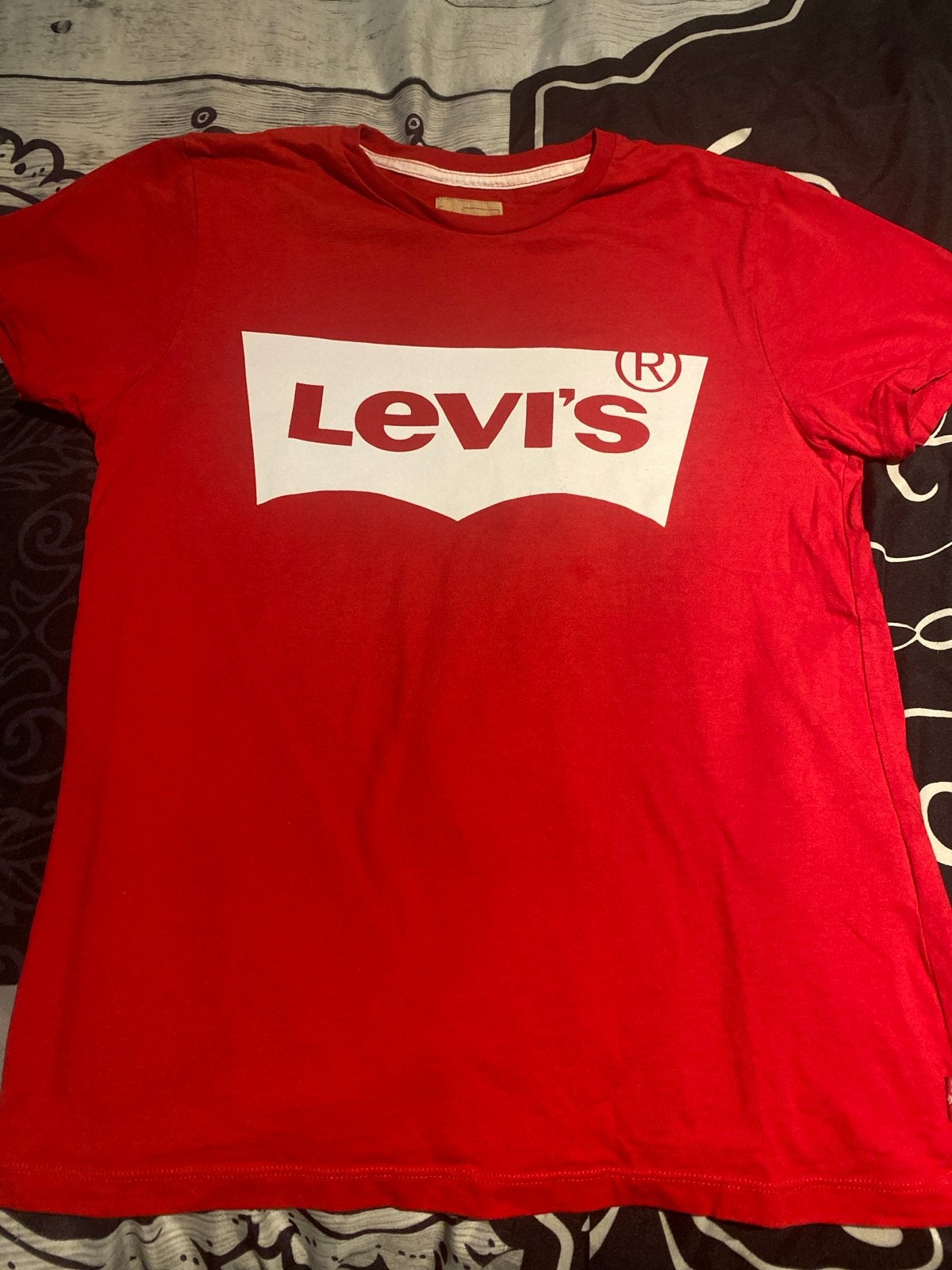 Rood Levi's T-shirt Maat 14 (draagbaar als S), Ophalen of Verzenden, Gedragen, Maat 46 (S) of kleiner, Rood