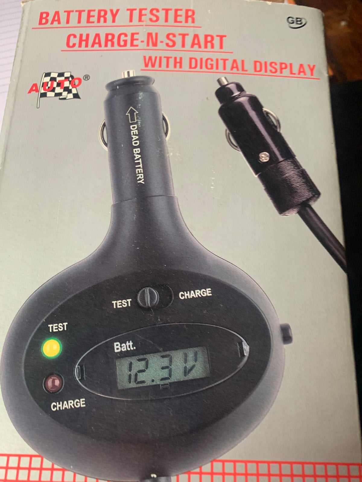Accutester met digitaal display - Nieuw in doos, Nieuw, Universele onderdelen