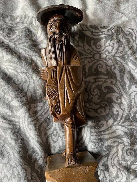 1 chinees beeld visser ongeveer 31 cm, Antiek en Kunst, Ophalen