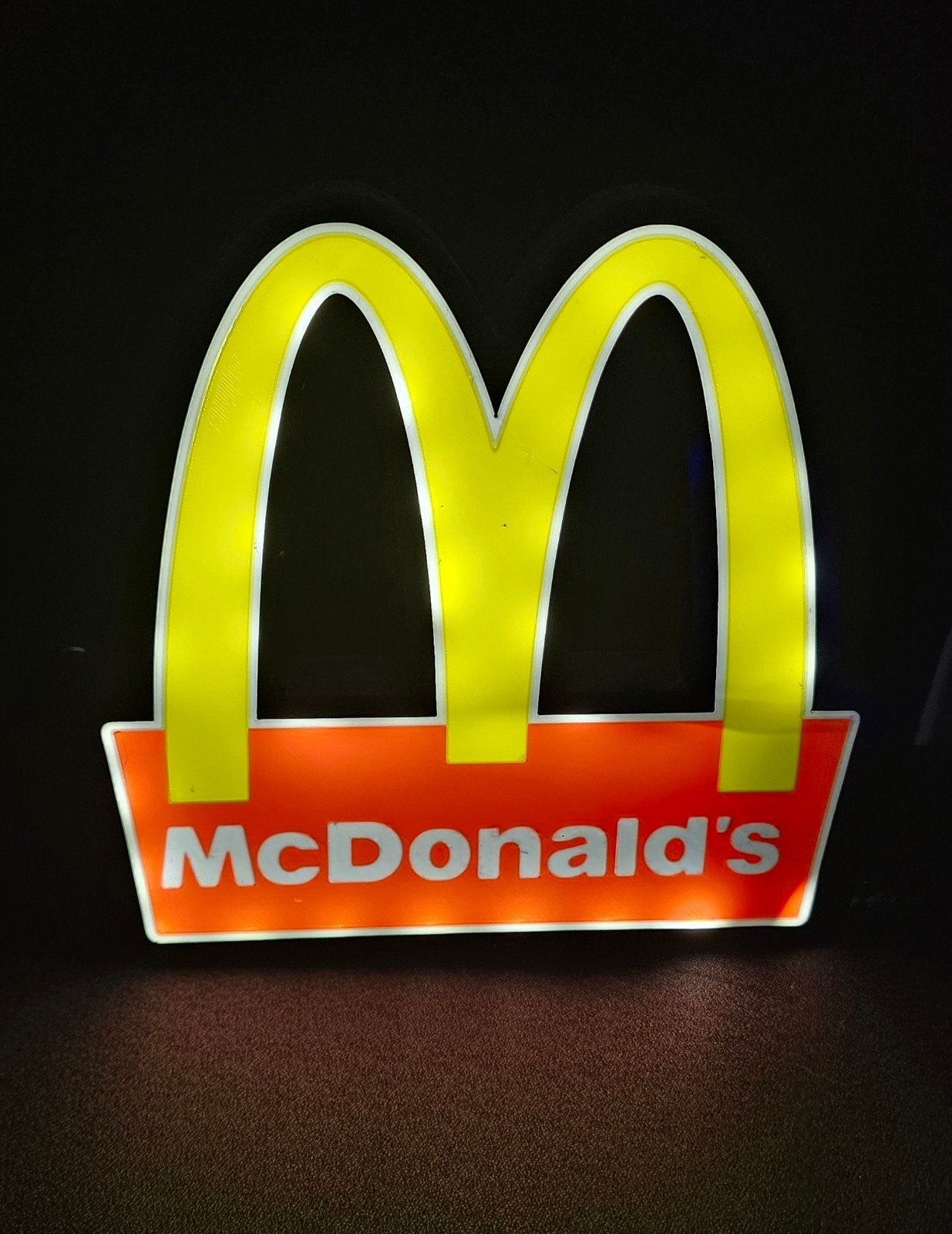 McDonald's Lichtbak Logo - USB Aansluiting, Verzamelen, Ophalen of Verzenden, Gebruikt, Lichtbak of (neon) lamp