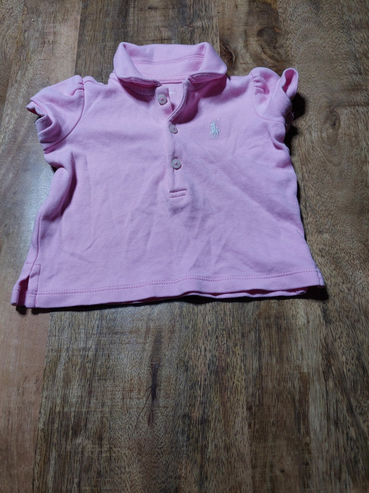 Ralph Lauren roze polo voor baby meisjes (3M), Ophalen of Verzenden, Zo goed als nieuw, Ralph Lauren, Meisje