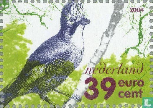Nederland 2004 DE Veluwe Vlaamse Gaai, postfris, Postzegels en Munten, Ophalen of Verzenden, Na 1940, Postfris