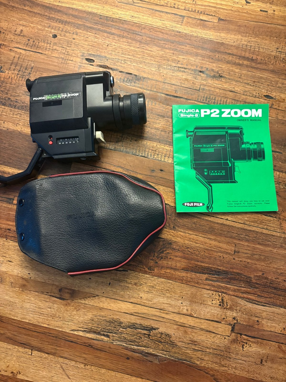 Fujica P2 Zoom Super 8 Camera met handleiding en tas, 8mm, Ophalen of Verzenden, The-Thrift-Store@outlook.com, Ossenkamppad 25