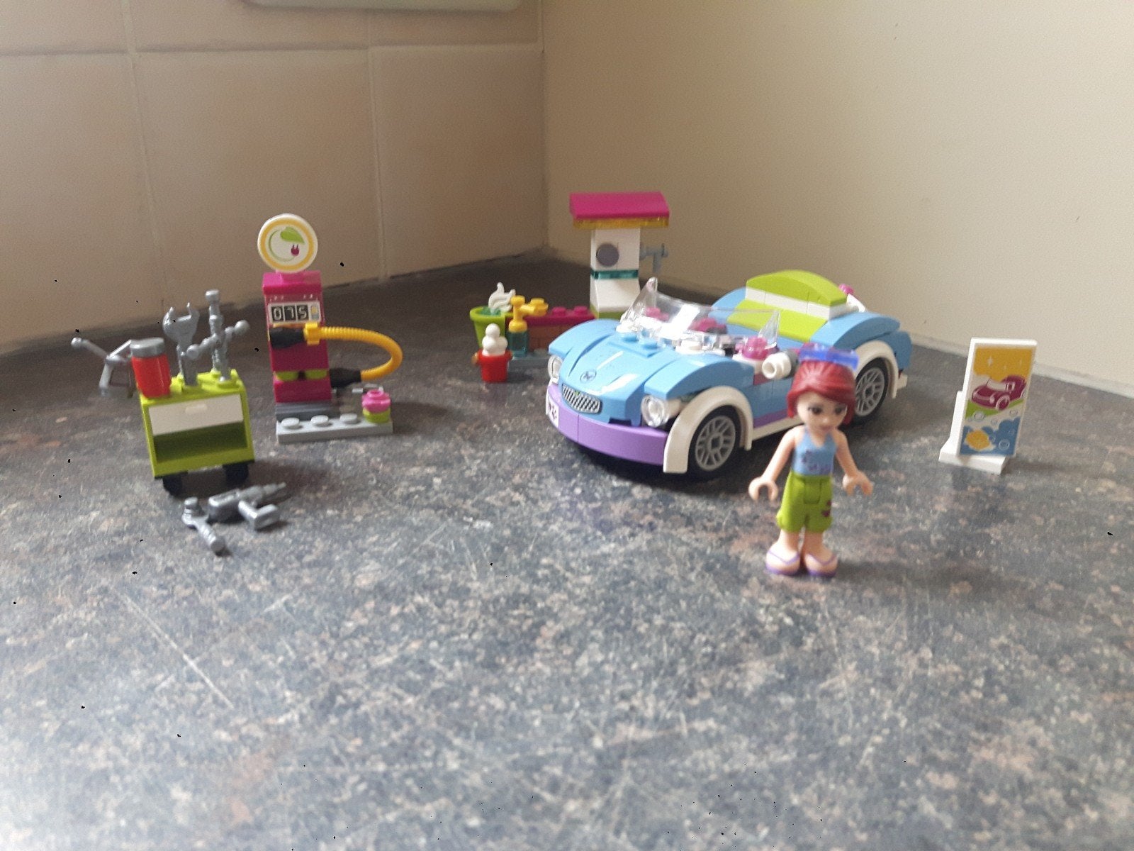 Lego friends 41091: sportwagen, Lego, Friends, Ophalen of Verzenden, Zo goed als nieuw