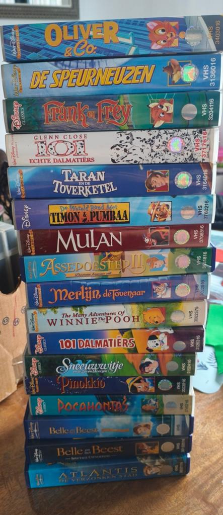 Grote collectie Disney VHS-banden, Alle leeftijden, Ophalen of Verzenden, Gebruikt, Actie en Avontuur