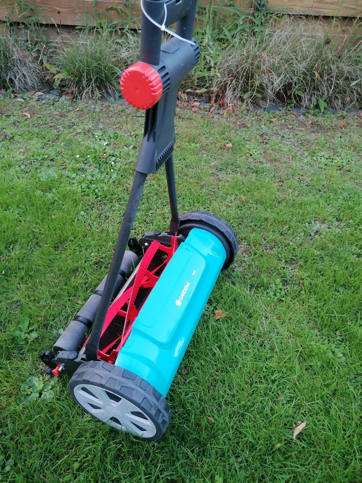 Gardena 400 Grasmaaier Gazonmaaier Maaier Duwmaaier, Tuin en Terras, Ophalen, Handgrasmaaier, Zo goed als nieuw, 40 t/m 49 cm