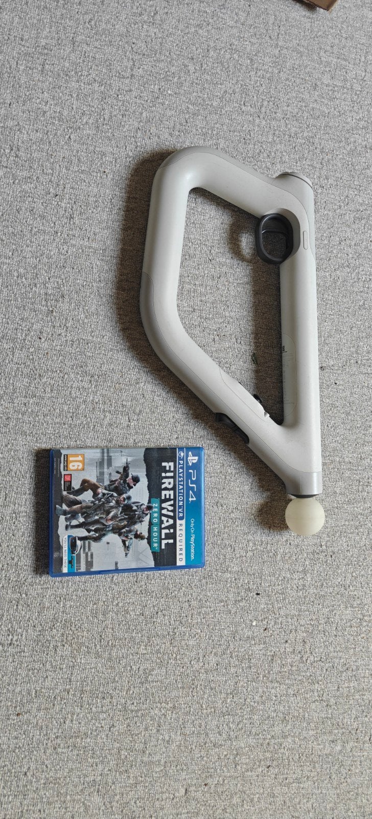PS VR Aim Controller met Firewall Zero Hour PS4 game, Ophalen of Verzenden, Zo goed als nieuw, Met games
