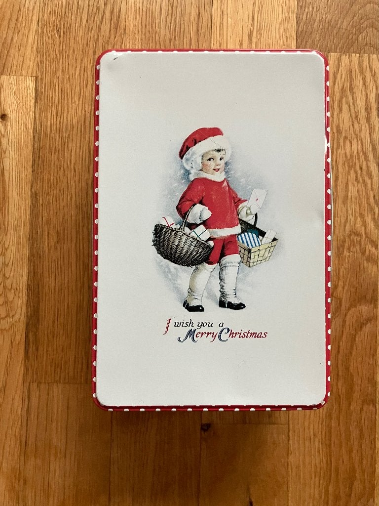 Koektrommel kerst, Diversen, Kerst, Ophalen, Gebruikt